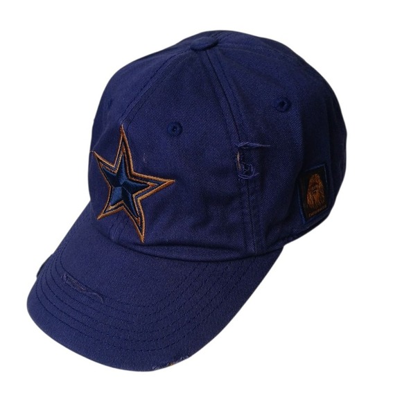 Dallas Cowboys Authentic Other - Dallas Cowboys Star Wars‎ Chewbacca Cap Distressed Adjustable/Blue Brown